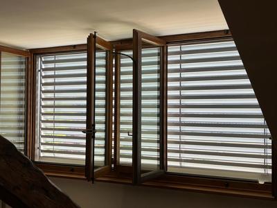 BSO Brise-Soleil Orientable installation Genève - lamelles aluminium Griesser